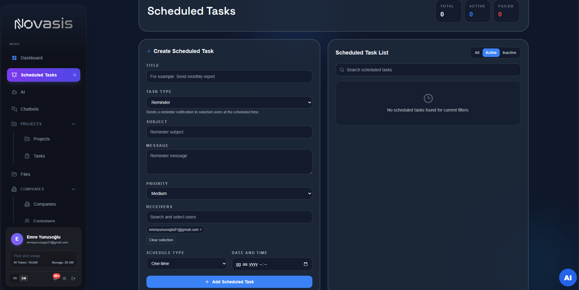 Scheduled Tasks