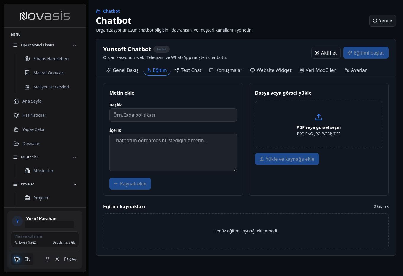 Chatbot eğitim kaynakları